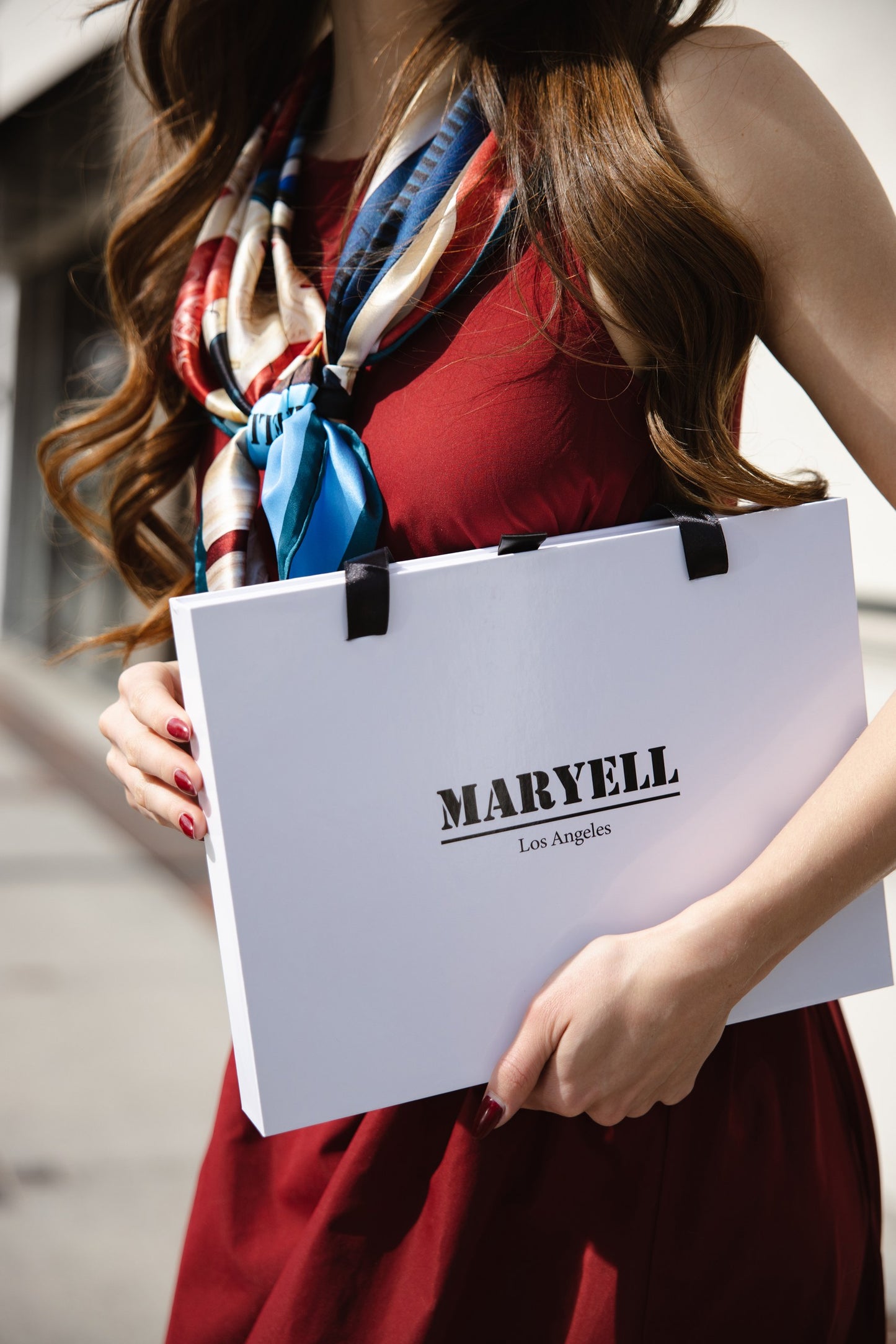 St. Margherita Double Sided Silk Scarf