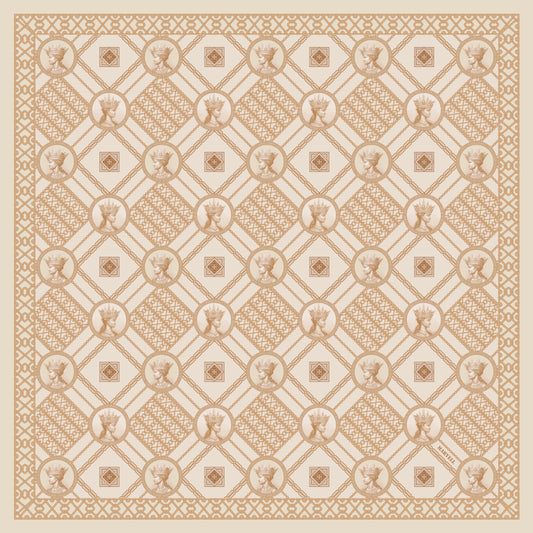 Metaksia Queens Double Sided Silk Scarf