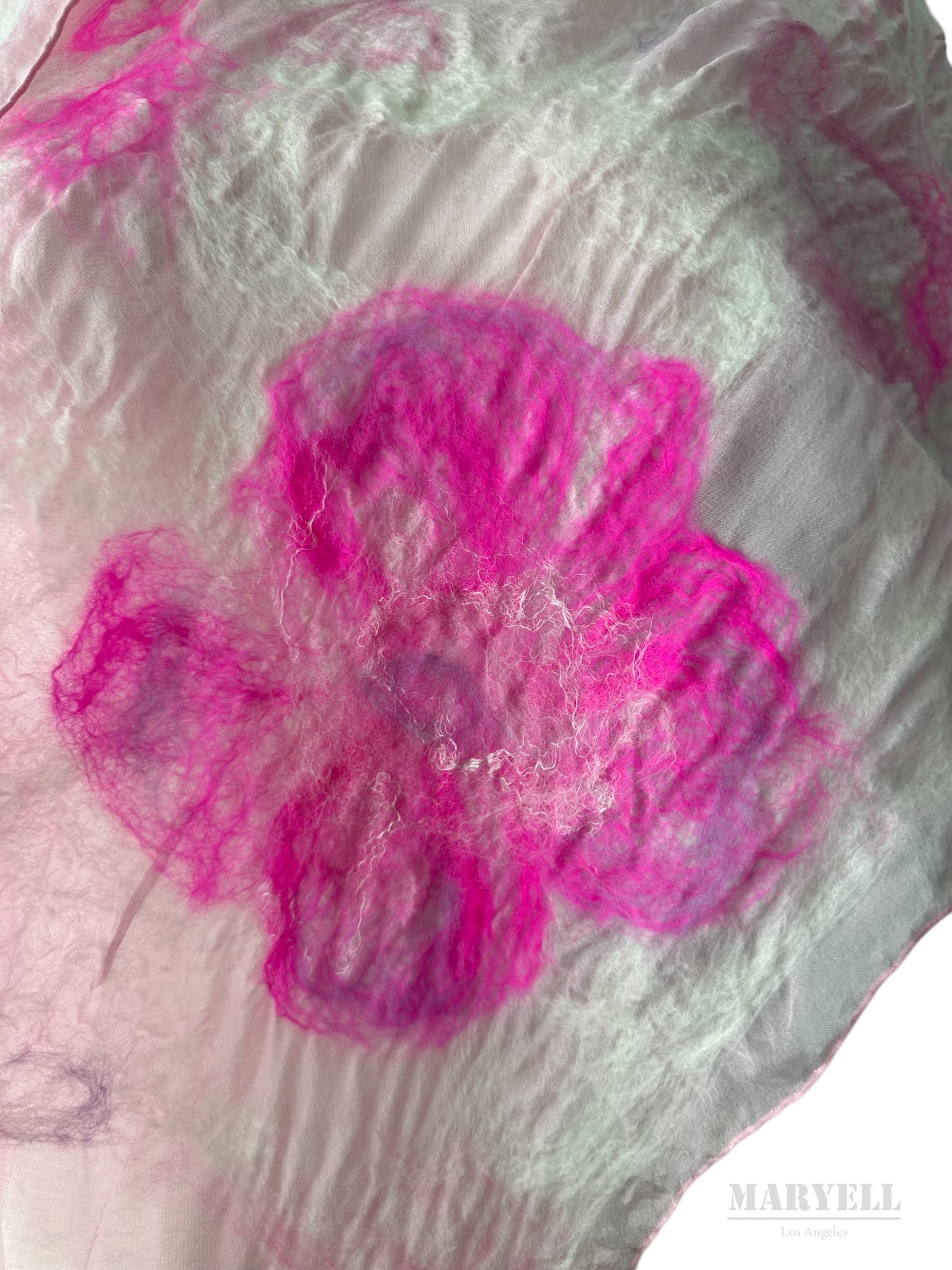 Pink Hope Handcrafted Silk Scarf - Limited Edition