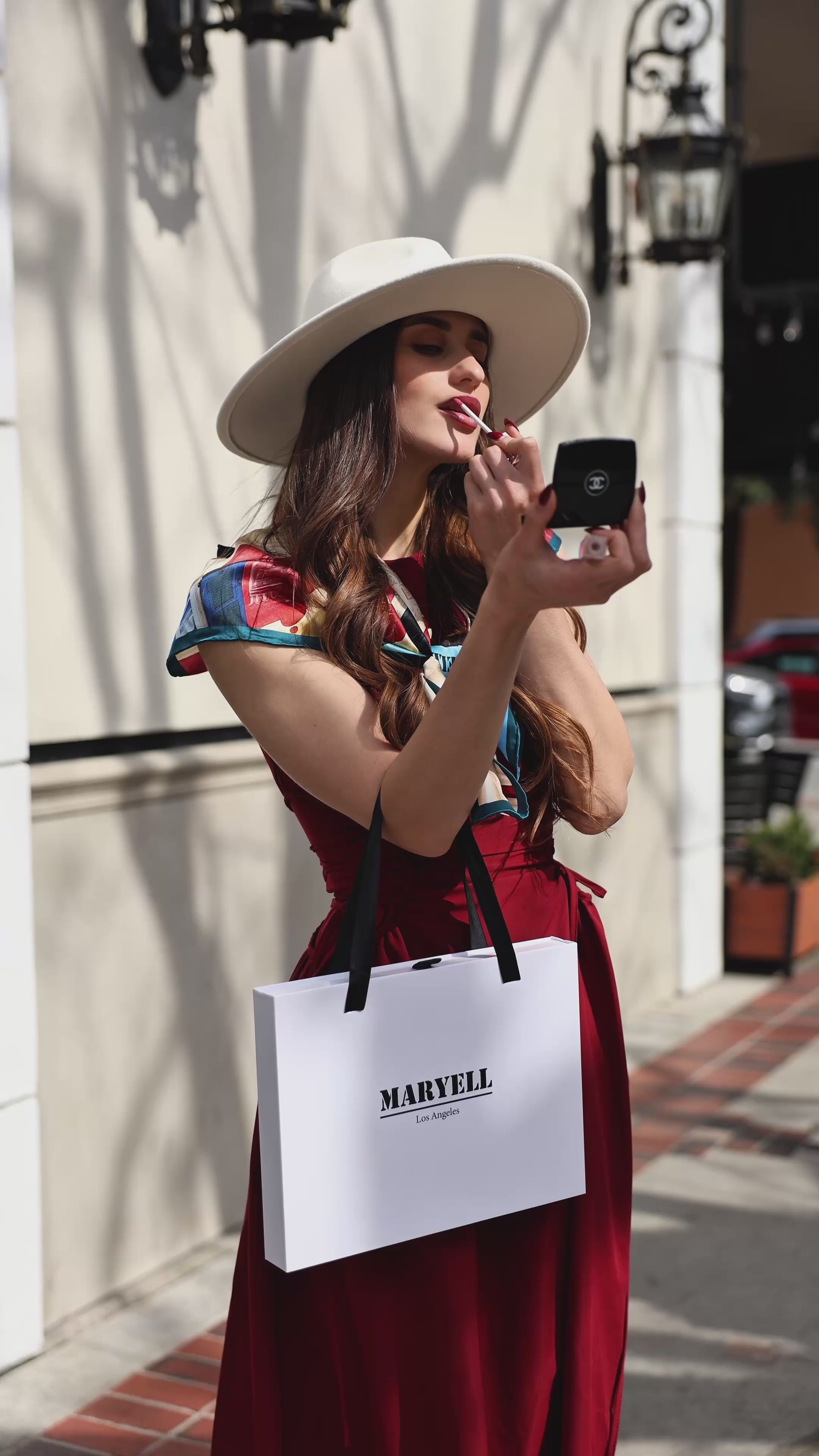 marchaprilmay mary stole マリーストール St. Margherita Double Sided Silk Scarf – MARYELL SILK